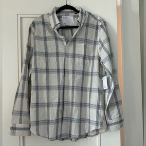 NWT Five Four Los Angeles Men's Button Up Shirt L
